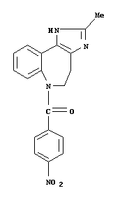 1,4,5,6-Tetrahydro-2-Methyl-6-(4-Nitrobenzoyl)Imidazo[4,5-D]Benzazepine